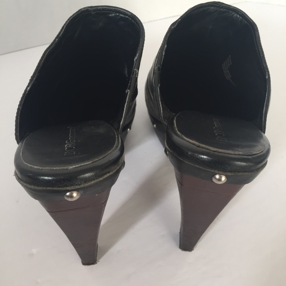 BCBGGeneration Black Stud Mules Size 8.5 - Picture 5 of 8